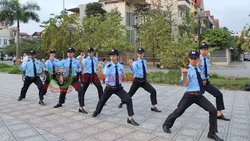 Một buổi đào tạo kỹ năng võ thuật