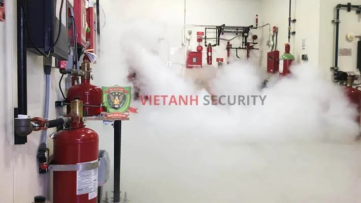 Hệ thống chữa cháy sử dụng khí