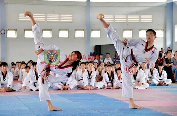 Cuộc thi lên đai võ Teakwondo Cuộc thi lên đai võ Teakwondo