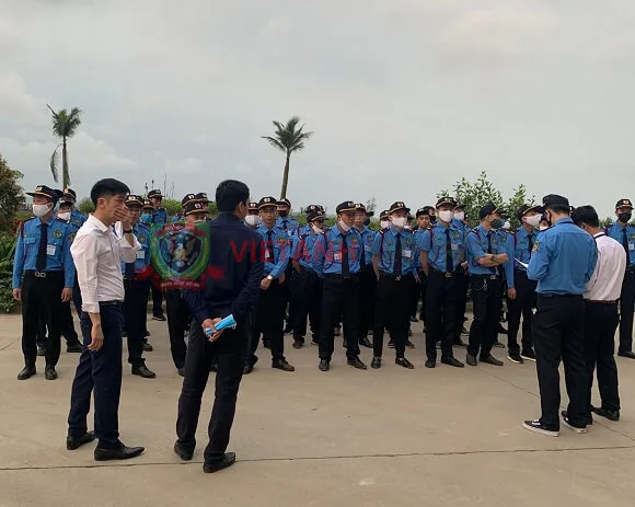 Tập huấn cho lực lượng bảo vệ