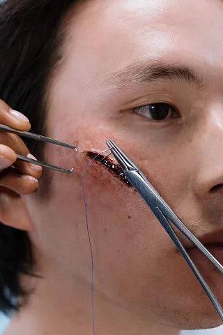 theo dõi vết thương