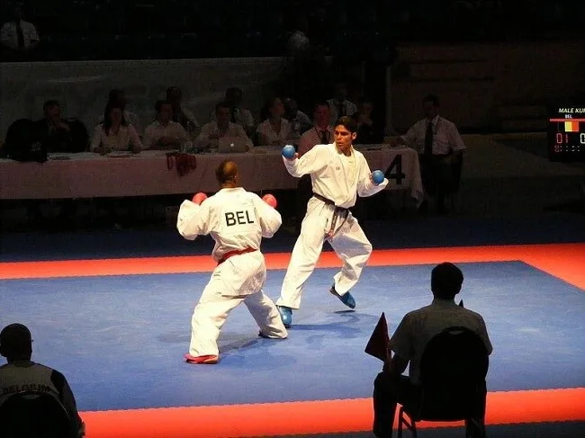 Một trận đấu Kumite Karate