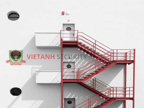 Thang thoát hiểm lối là đi nhanh nhất khi xảy ra hỏa hoạn Thang thoát hiểm là lối đi nhanh nhất khi xảy ra hỏa hoạn