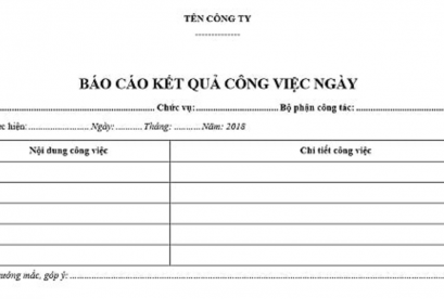 Top 10 mẫu báo cáo sự việc mà bạn nên biết