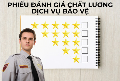 phiếu đánh giá chất lượng dịch vụ bảo vệ
