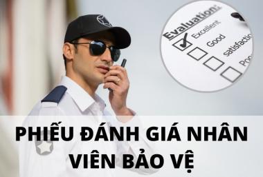 Phiếu đánh giá nhân viên bảo vệ
