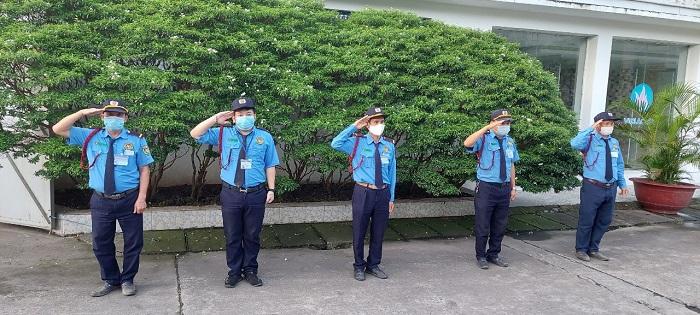 Đội ngũ nhân viên bảo vệ Việt Anh tại Yên Phong