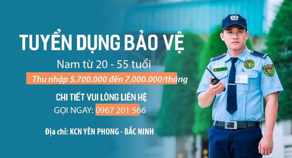 Mẫu tin tuyển dụng của Công ty Bảo vệ Việt Anh