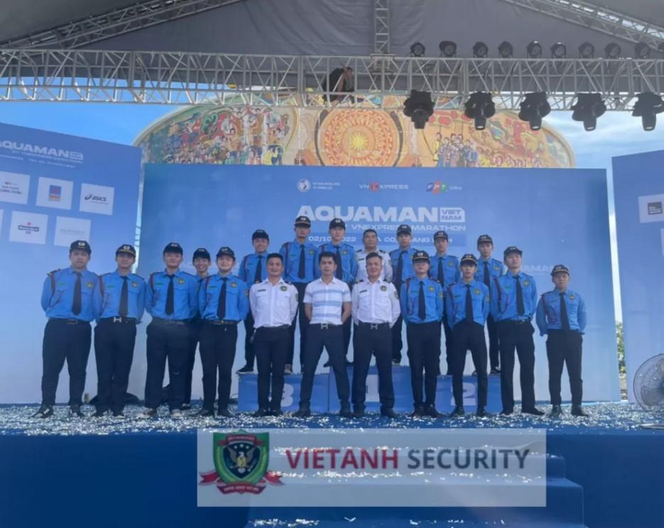 Công ty bảo vệ Việt Anh thực hiện nhiệm vụ bảo vệ