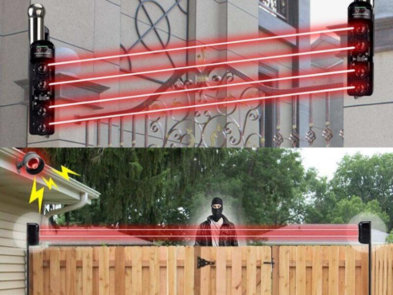 Hàng rào cảm biến hồng ngoại