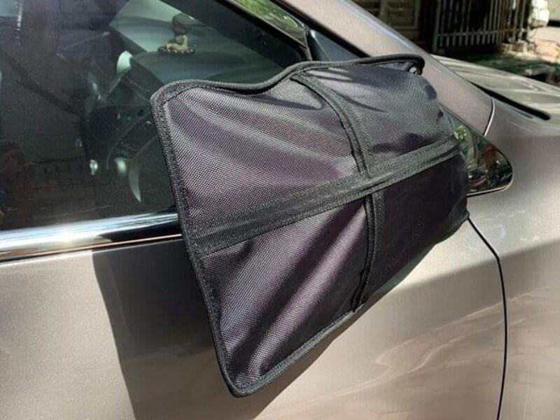 Sử dụng túi chống trộm gương ô tô