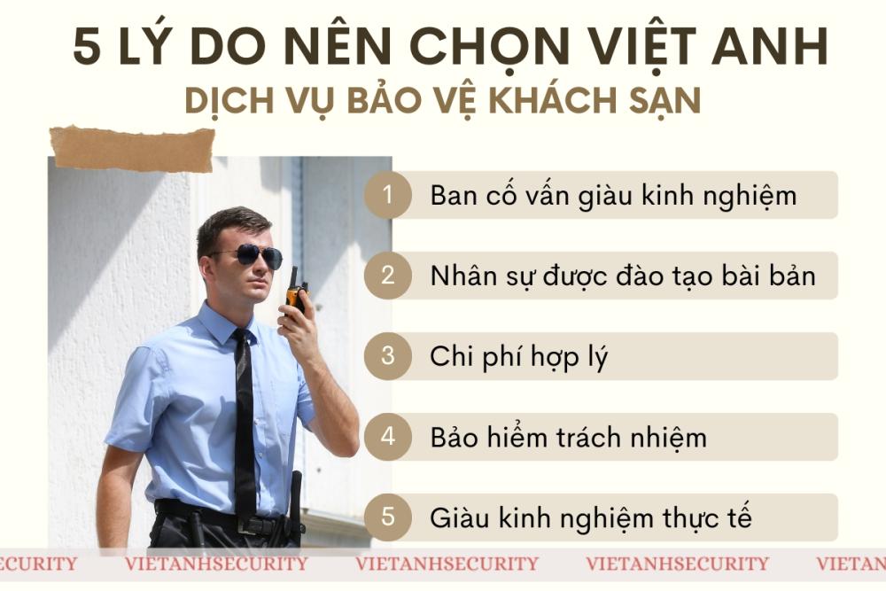Lý do nên chọn dịch vụ bảo vệ khách sạn tại Việt Anh Lý do nên chọn dịch vụ bảo vệ khách sạn tại Việt Anh