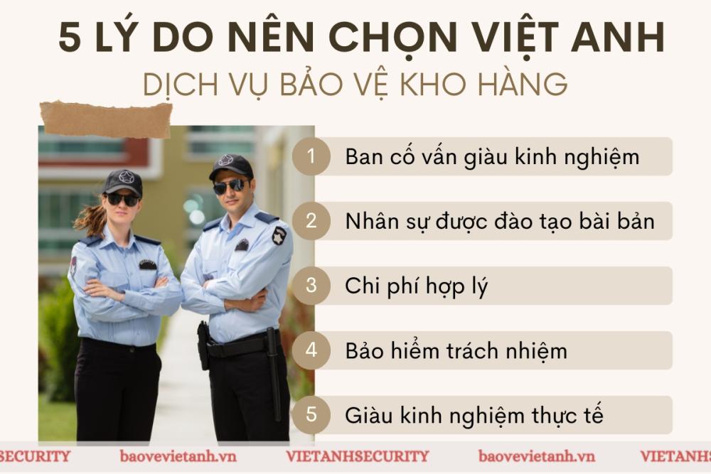 Lý do nên chọn dịch vụ bảo vệ kho hàng tại Việt Anh Lý do nên chọn dịch vụ bảo vệ kho hàng tại Việt Anh