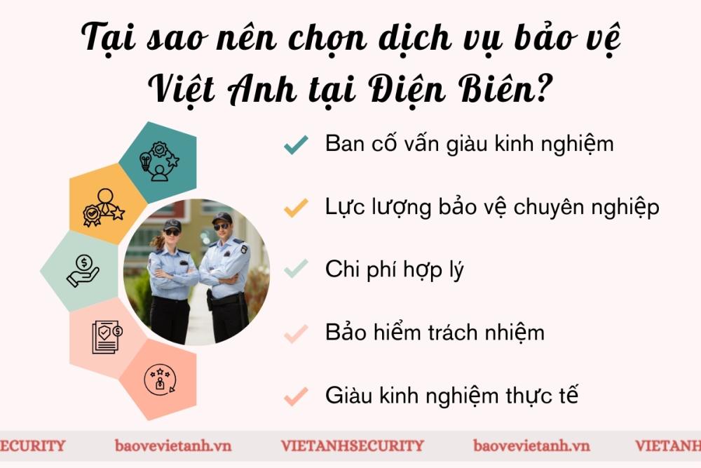 Lý do nên chọn dịch vụ bảo vệ Việt Anh tại Điện Biên Lý do nên chọn dịch vụ bảo vệ Việt Anh tại Điện Biên