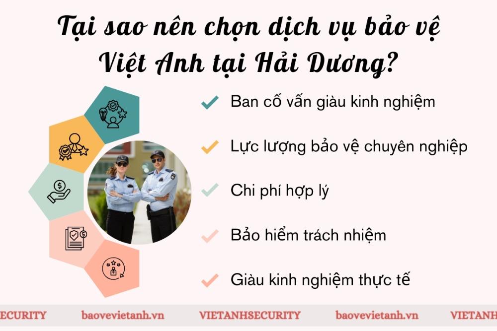 Lý do nên chọn dịch vụ bảo vệ Việt Anh tại Hải Dương Lý do nên chọn dịch vụ bảo vệ Việt Anh tại Hải Dương