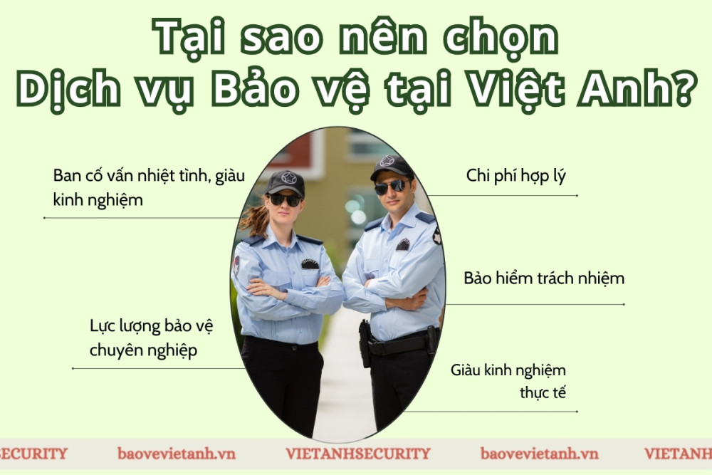 5 lý do khiến khách hàng chọn dịch vụ bảo vệ Việt Anh
